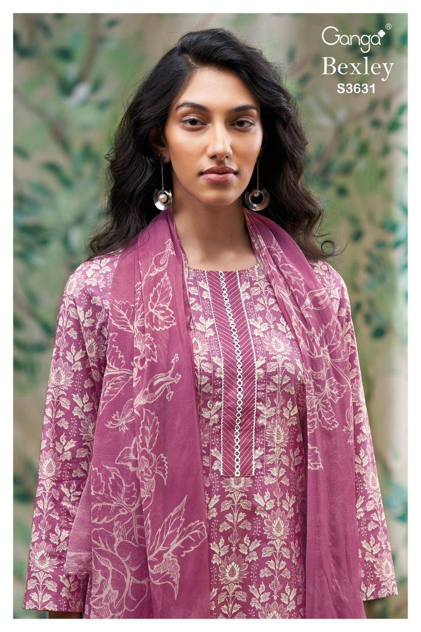 Ganga bexley 3631 Wholesale designer dress materials in Surat