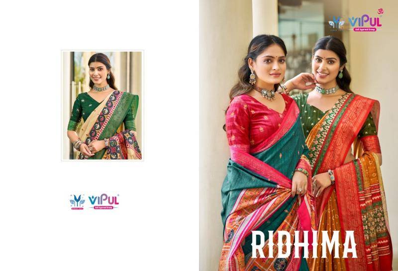 Vipul ridhima Wholesale saree catalog
