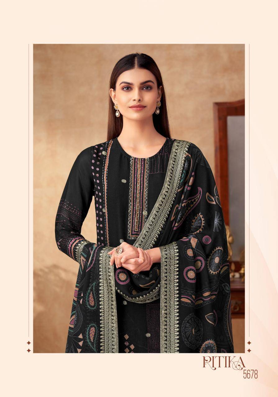 T&M RITIKA Dress materials wholesale price list