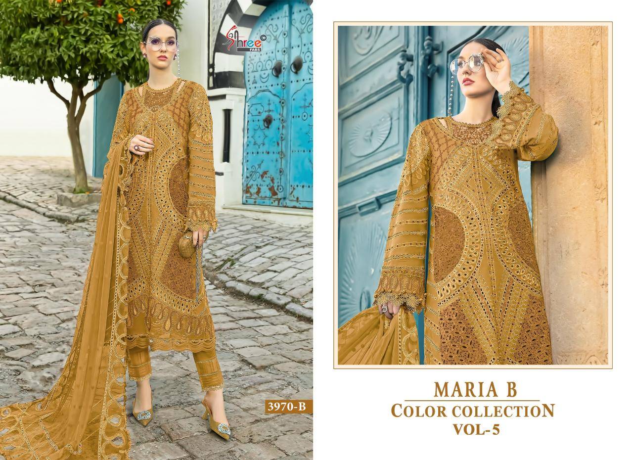 Maria b colour collection vol 5 Best dress materials wholesale shop in India