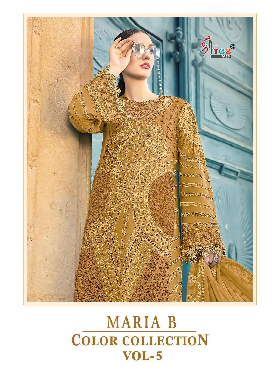 Maria b colour collection vol 5 Best dress materials wholesale shop in India