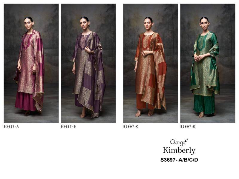 Ganga kimberly 3697 Wholesale dress materials in Kolkata