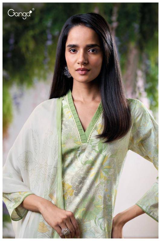 Ganga thalira 3657 Dress material suppliers in Kolkata