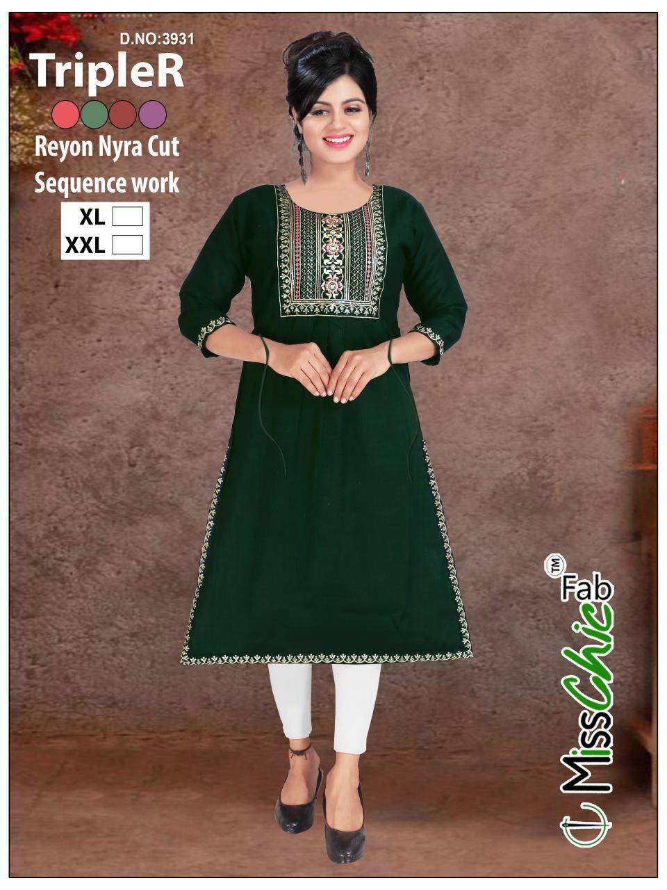 TripleR rayon indian kurtis sydney