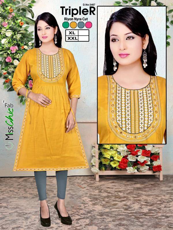 TripleR rayon indian kurtis sydney