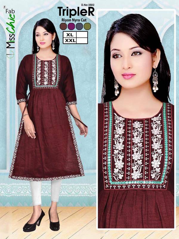 TripleR rayon indian kurtis sydney