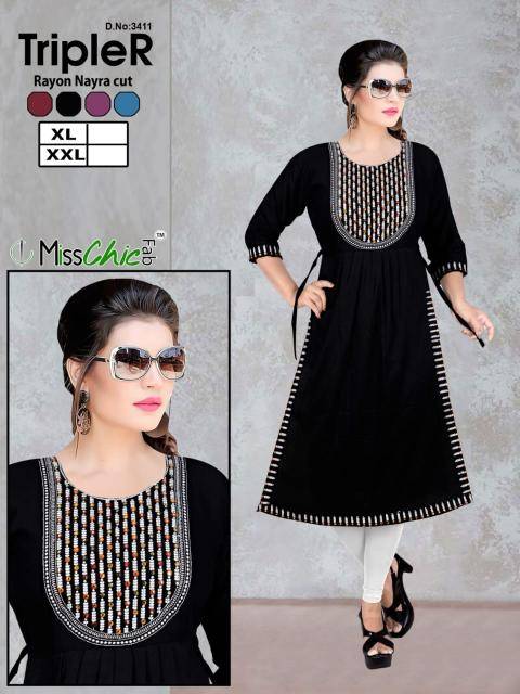 TripleR rayon indian kurtis sydney