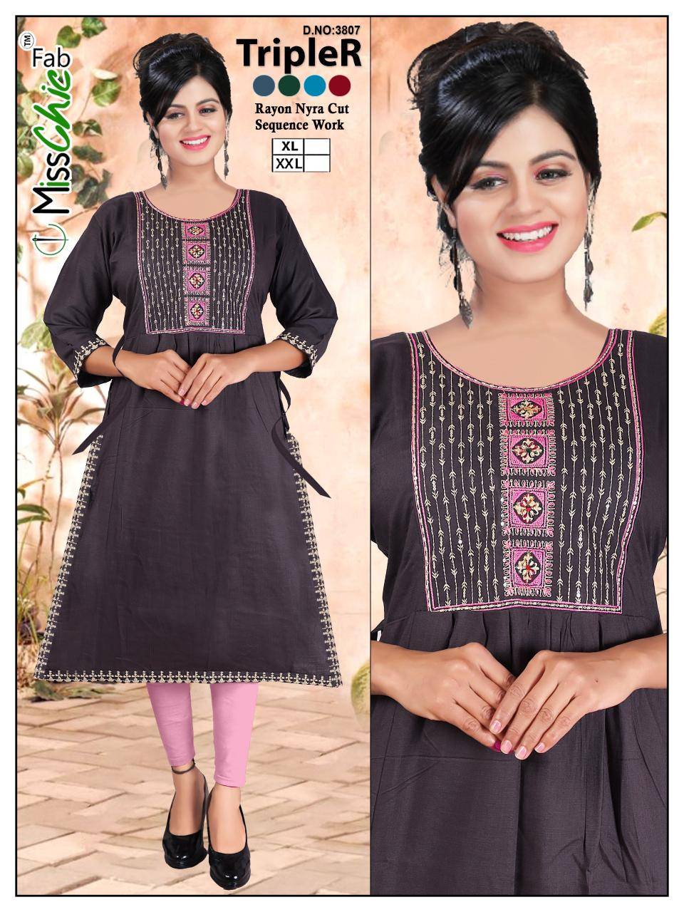 TripleR rayon indian kurtis sydney