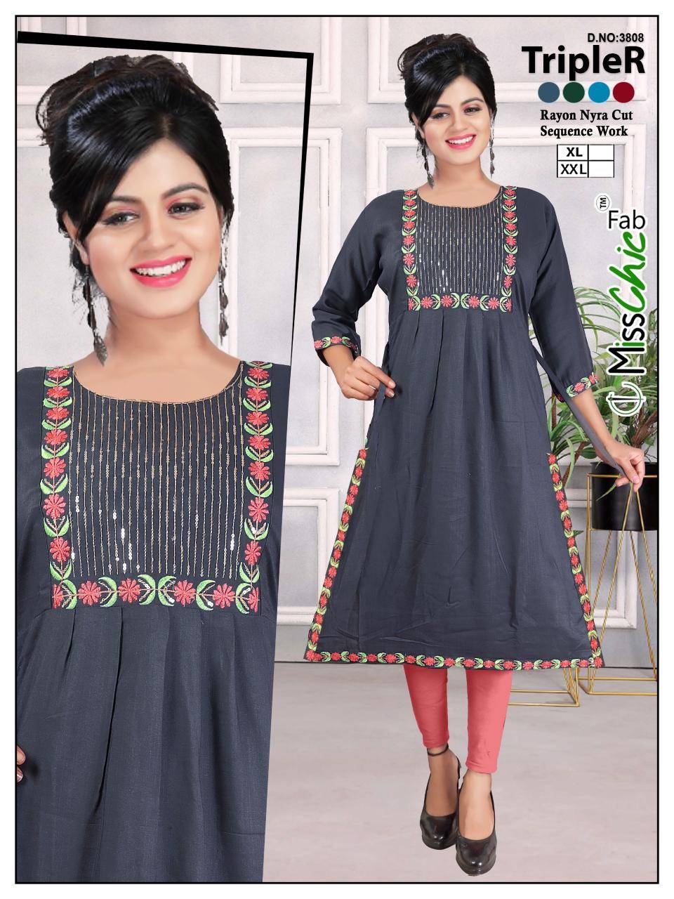 TripleR rayon indian kurtis sydney
