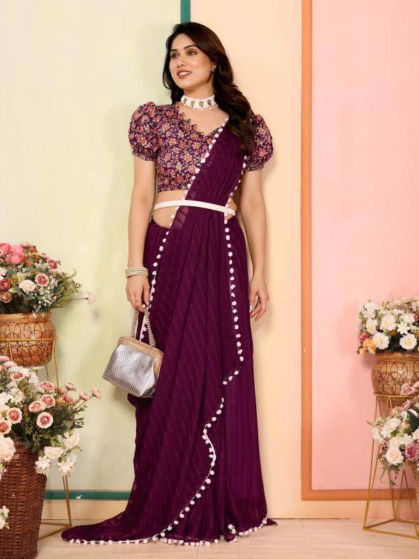 GC soft georgette silk Surat saree suppliers