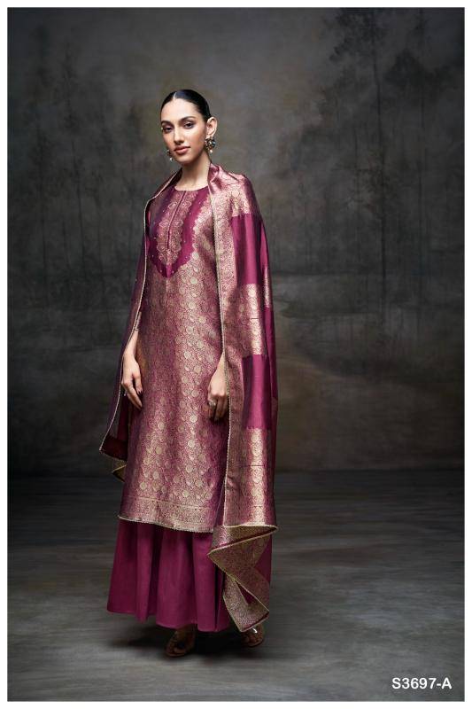 Ganga kimberly 3697 Designer dress materials in Kolkata