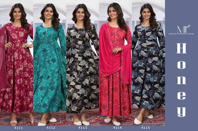 Moksh international honey vol 1 indian short kurti tops