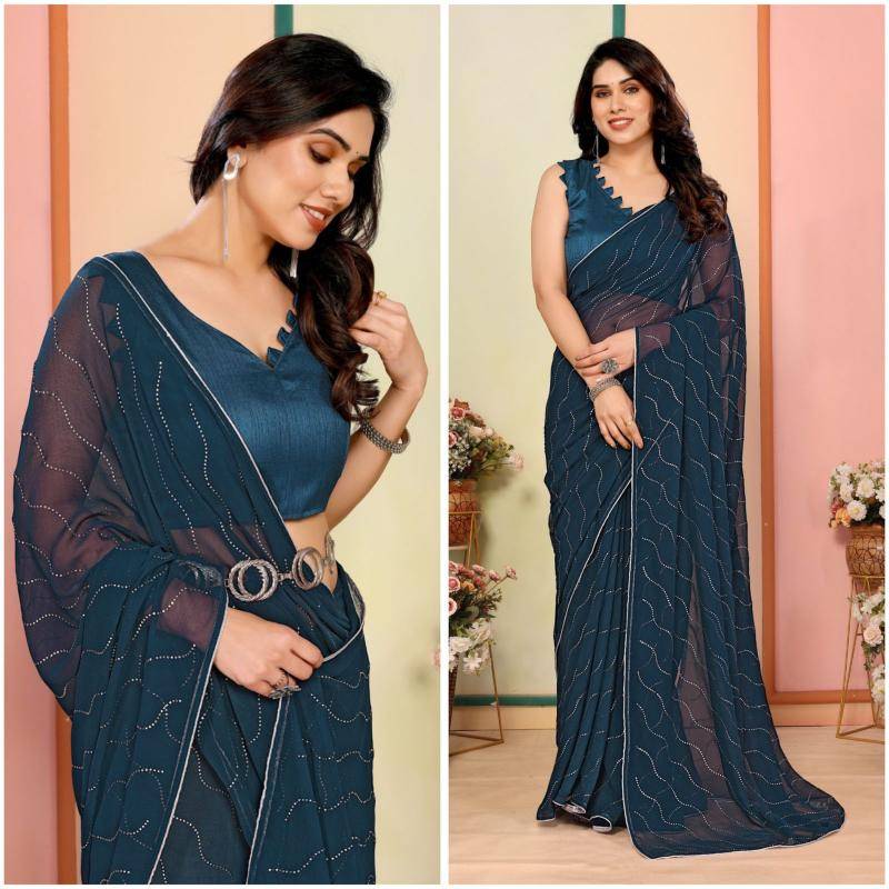 GC soft georgette silk Surat saree wholesale supplier in Mumbai