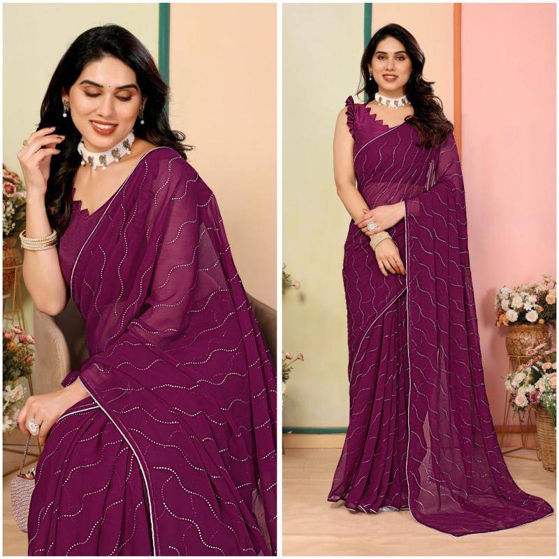 GC soft georgette silk Surat saree wholesale supplier in Mumbai