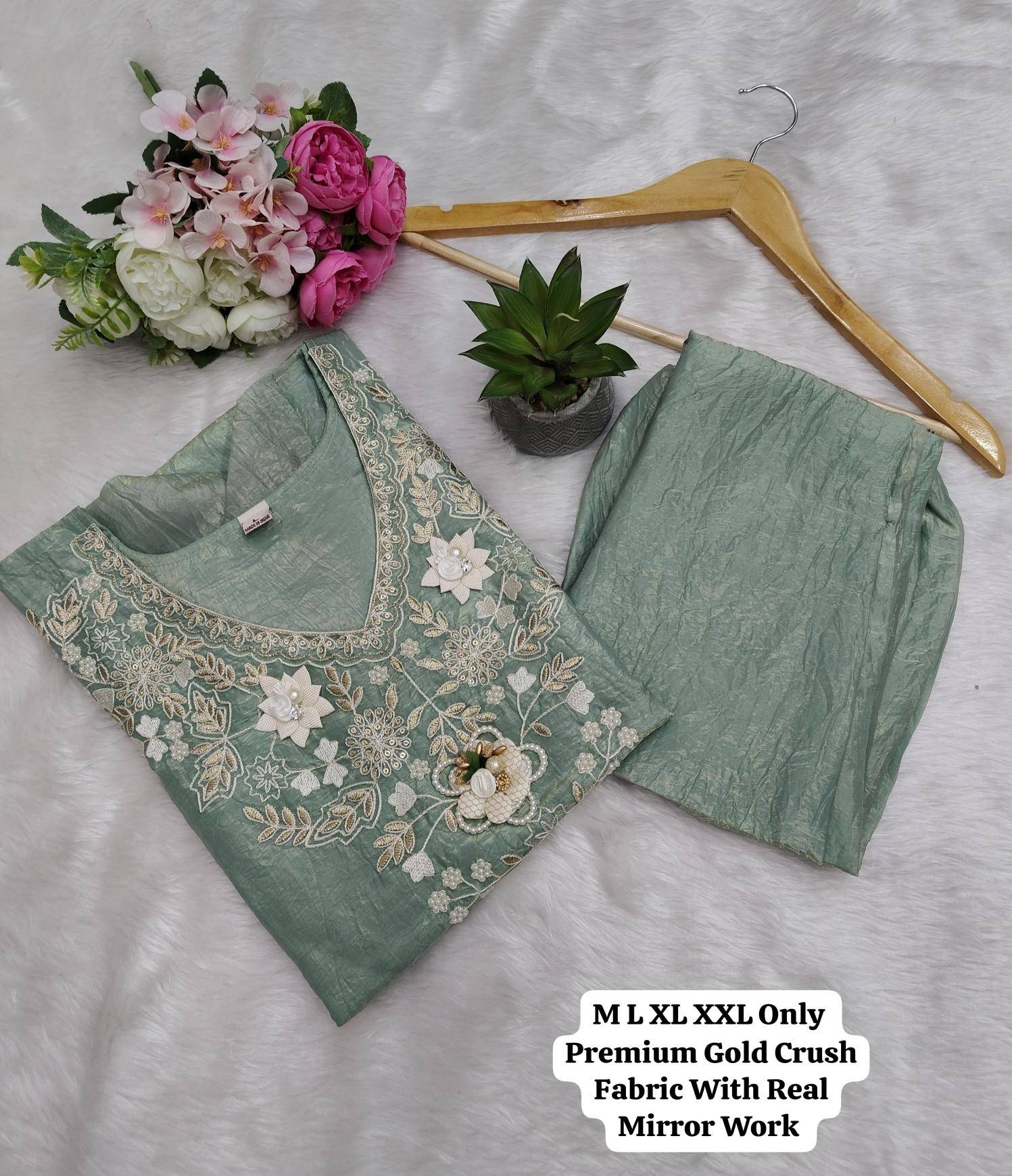 Karma party wear coord set indian kurti set for women