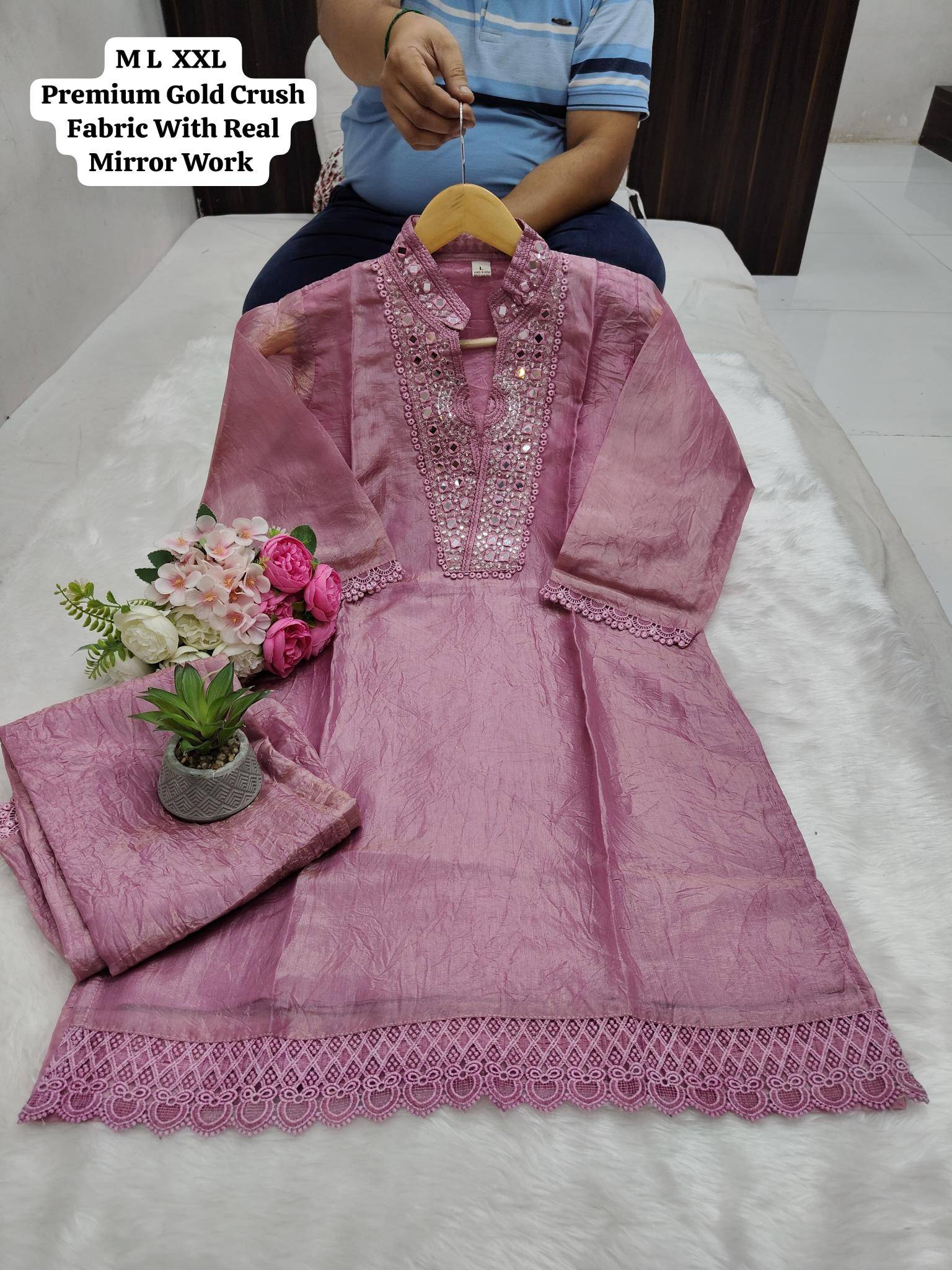 Karma party wear coord set indian kurti set for women