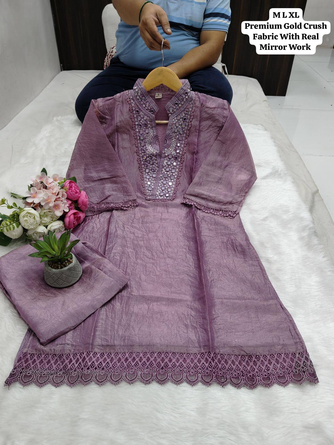 Karma party wear coord set indian kurti set for women