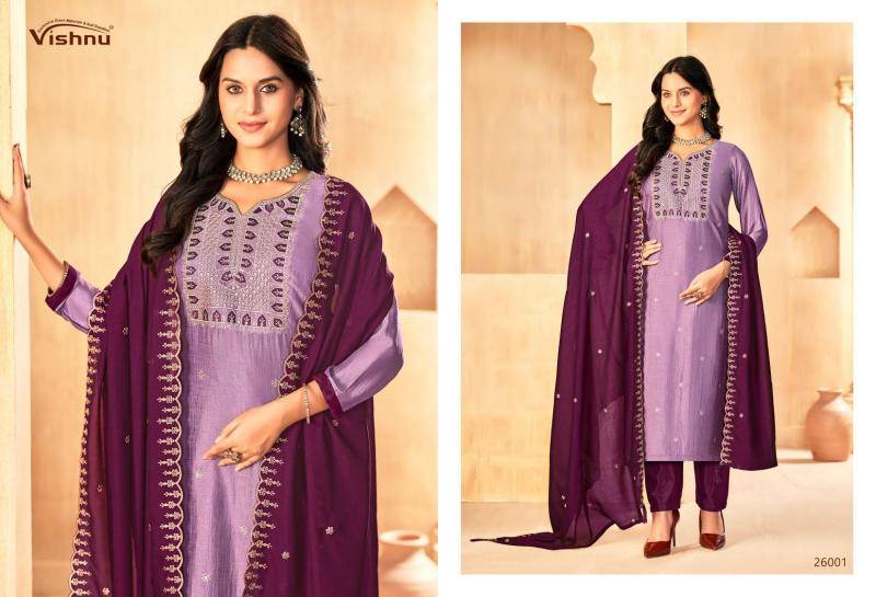 Vishnu jasmeen vol 3 Dress material for party wear