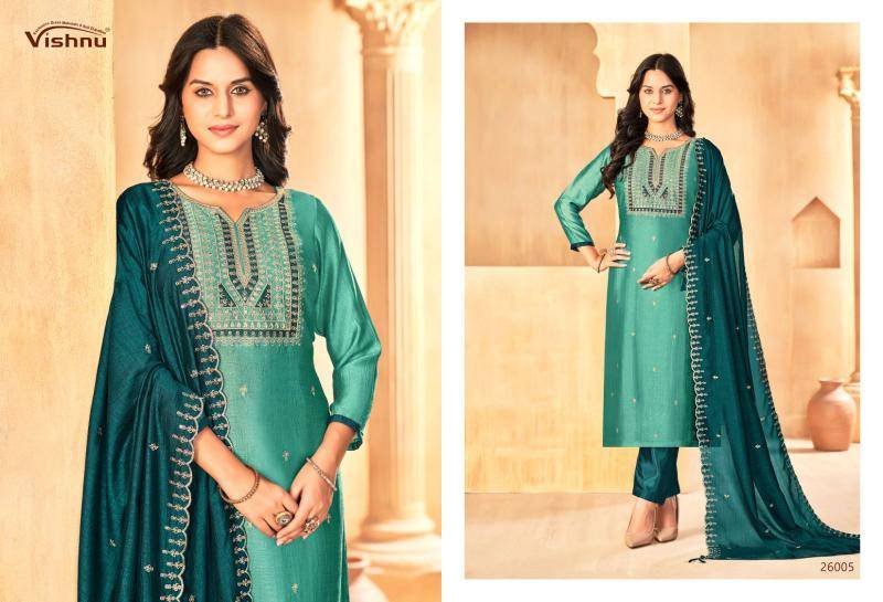 Vishnu jasmeen vol 3 Dress material for party wear