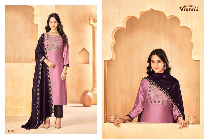 Vishnu jasmeen vol 3 Dress material for party wear