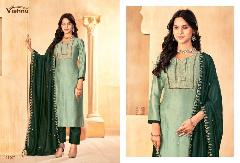 Vishnu jasmeen vol 3 Dress material for party wear