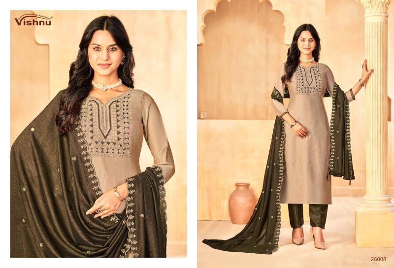 Vishnu jasmeen vol 3 Dress material for party wear