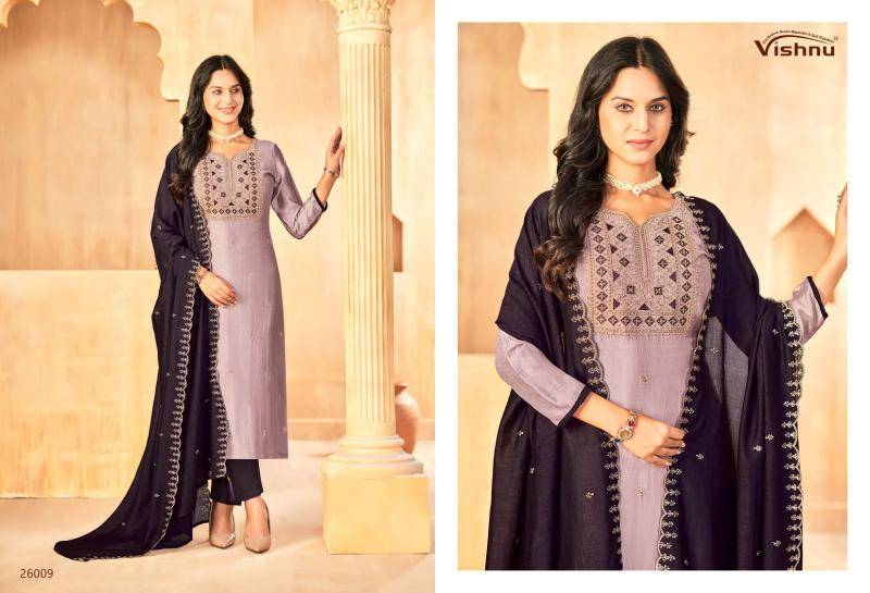 Vishnu jasmeen vol 3 Dress material for party wear
