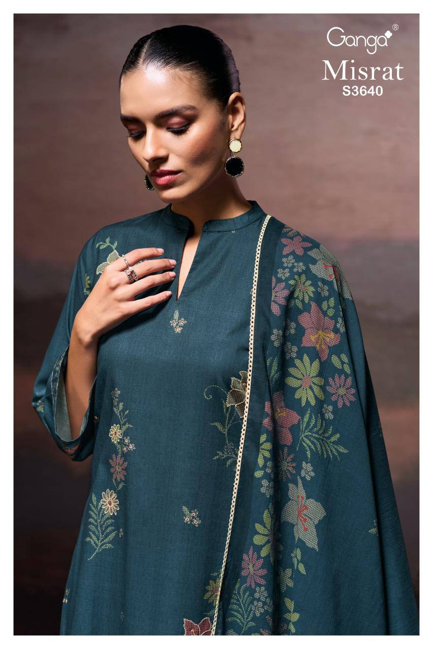 Ganga misrat 3640 Dress material for wedding