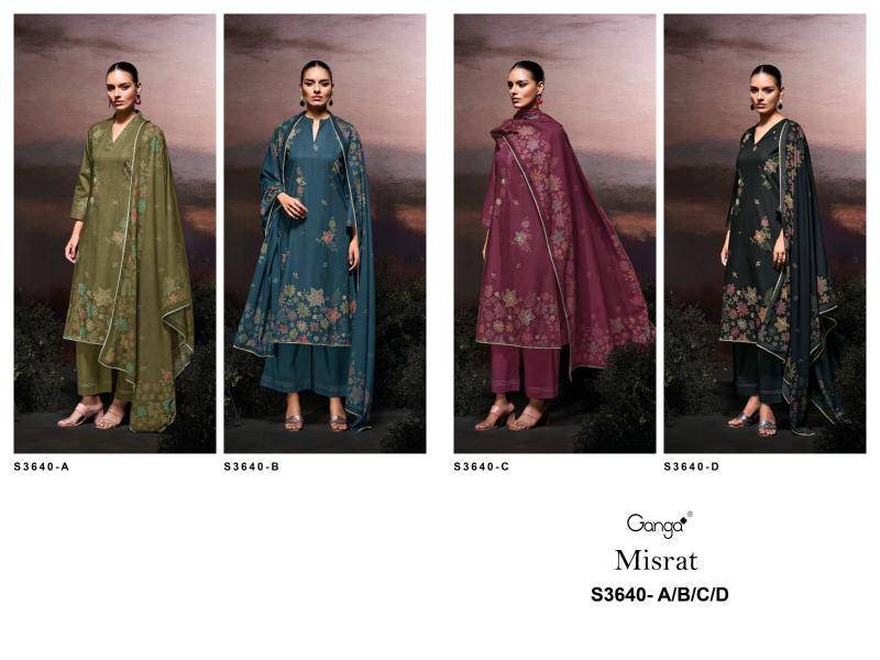 Ganga misrat 3640 Dress material for wedding