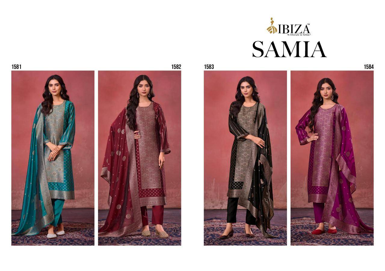 IBIZA SAMIA Wholesale unstitched dress materials