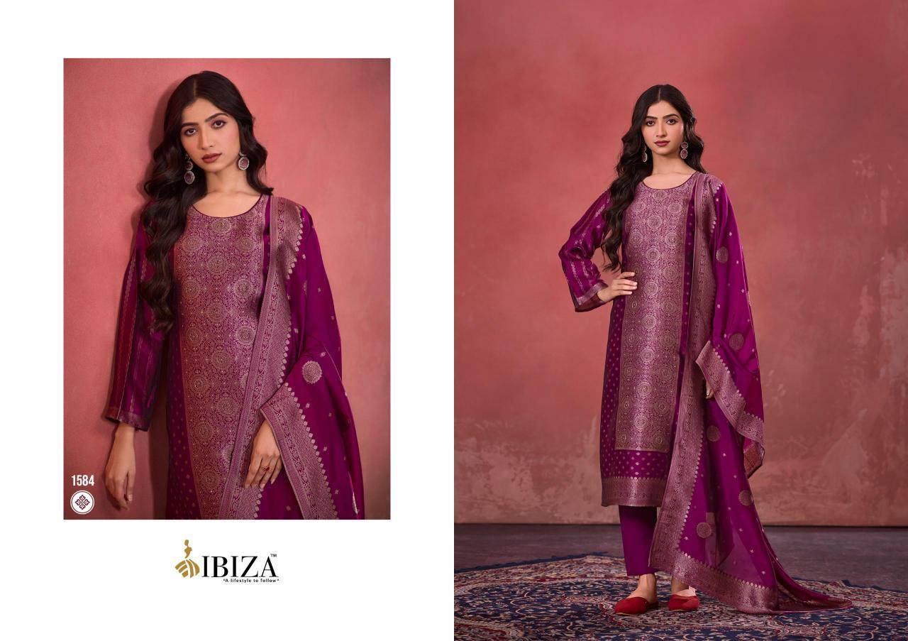 IBIZA SAMIA Wholesale unstitched dress materials