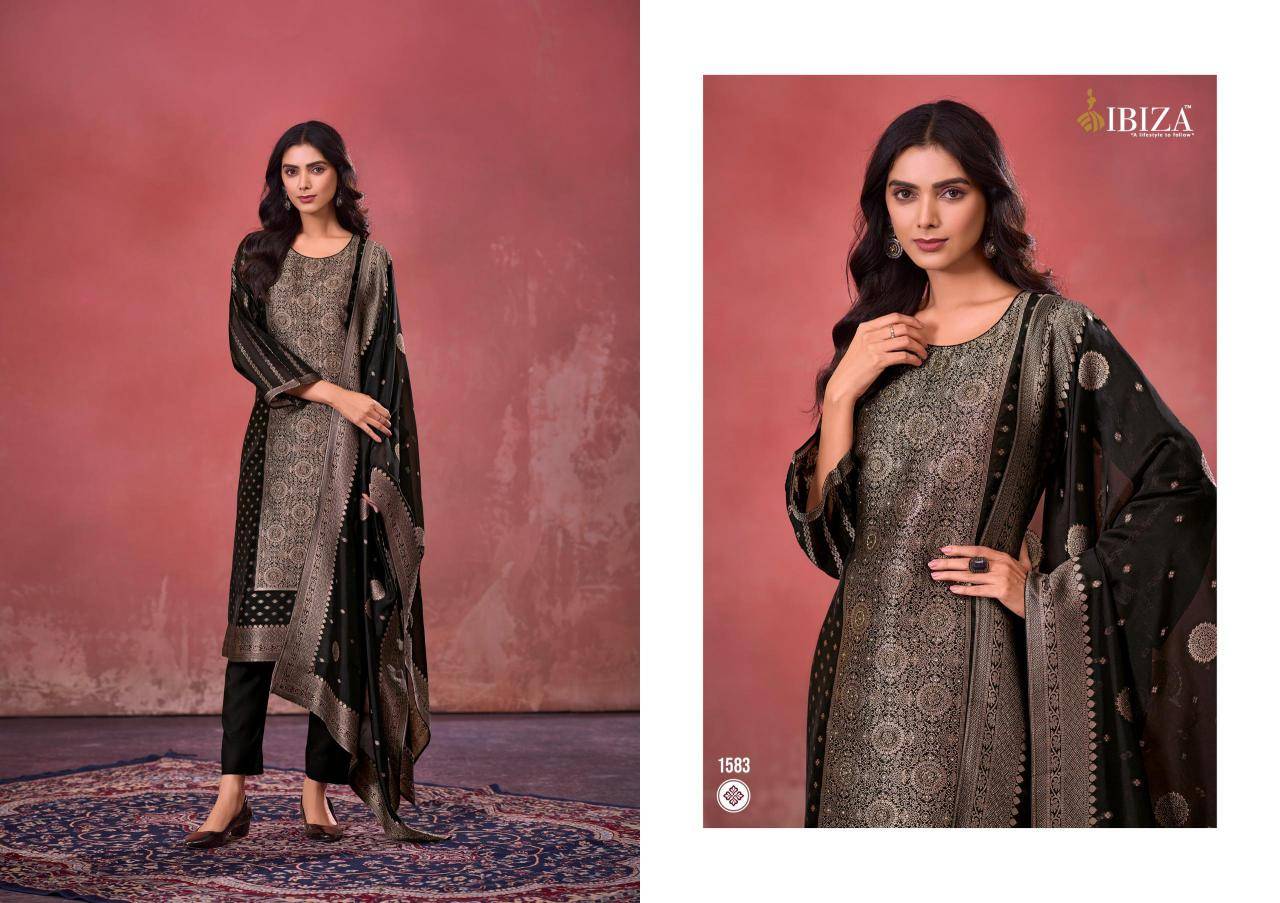 IBIZA SAMIA Wholesale unstitched dress materials