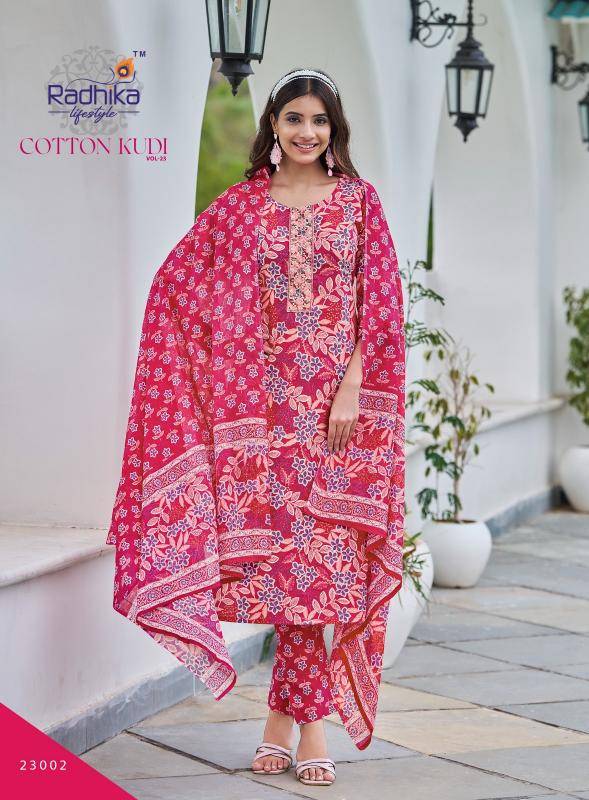 Radhika lifestyle cotton kudi vol 22 indian kurti size 42 means