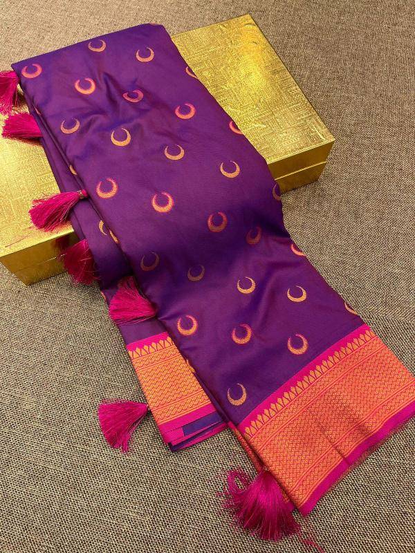 Chandrakore soft silk zari Saree exporters from India