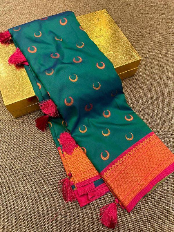 Chandrakore soft silk zari Saree exporters from India