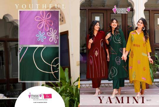 Mystic9 yamini vol 1 indian kurti tops for ladies