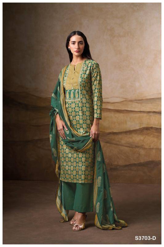 Ganga naira 3703 Dress material wholesale price in India