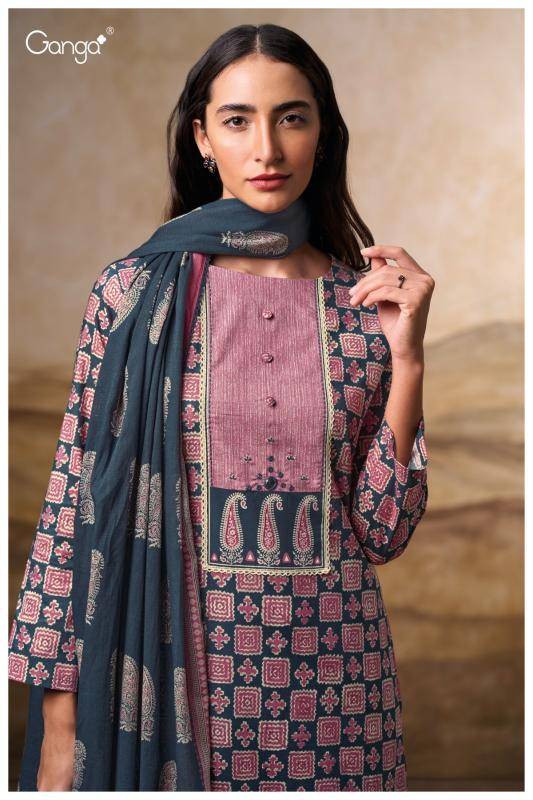 Ganga naira 3703 Dress material wholesale price in India