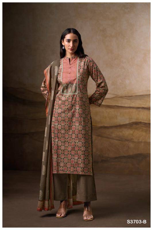 Ganga naira 3703 Dress material wholesale price in India