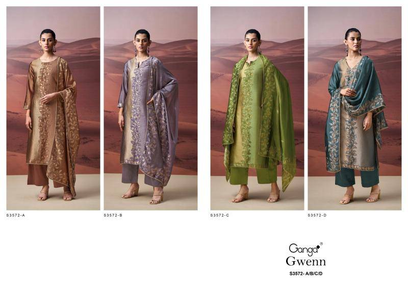 Ganga gwenn 3572 Indian wholesale dress materials