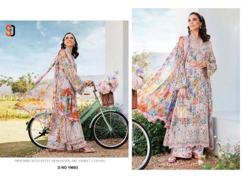 Sharaddha designer maria b.vol 19 Wholesale dress material suppliers in India
