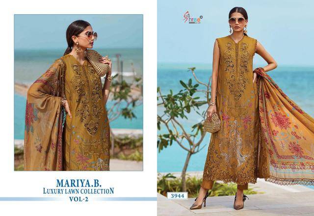 MARIYA B LUXURY LAWN COLLECTION VOL-2 Affordable dress material online