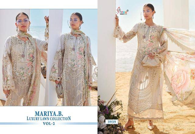 MARIYA B LUXURY LAWN COLLECTION VOL-2 Affordable dress material online