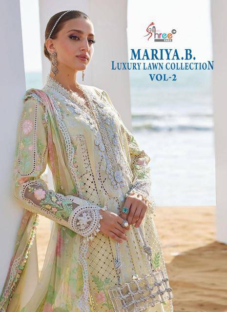 MARIYA B LUXURY LAWN COLLECTION VOL-2 Affordable dress material online