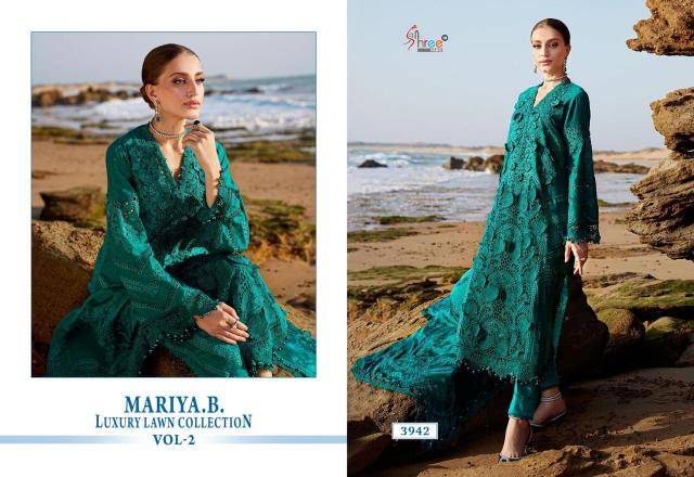 MARIYA B LUXURY LAWN COLLECTION VOL-2 Affordable dress material online