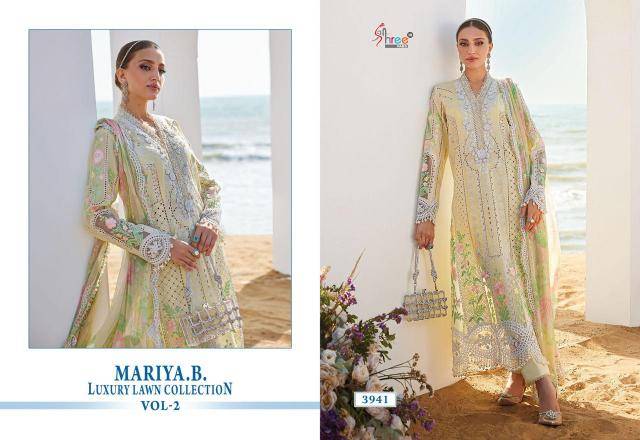 MARIYA B LUXURY LAWN COLLECTION VOL-2 Affordable dress material online