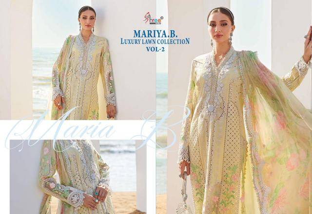 MARIYA B LUXURY LAWN COLLECTION VOL-2 Affordable dress material online