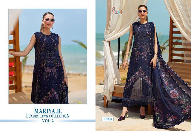 MARIYA B LUXURY LAWN COLLECTION VOL-2 Affordable dress material online