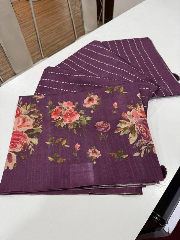 Indeed digital print Floral Wholesale saree manufacturers in India
