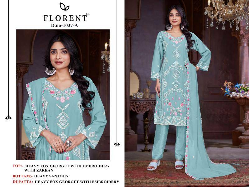 Florent d.no-1037 Wholesale dress material market in Mumbai